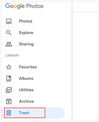 restore deleted images on samsung from google photos