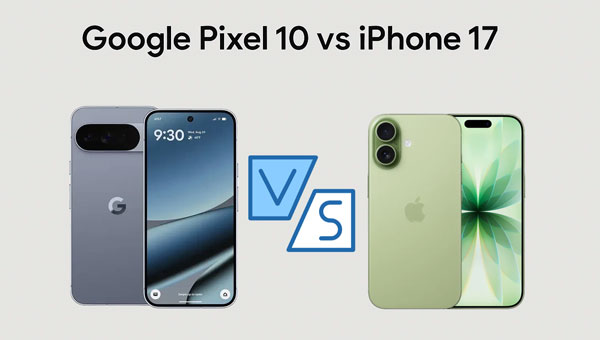 Google Pixel 10とiPhone 17の比較