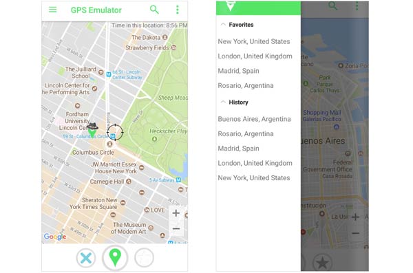 application d'émulateur GPS pour Android