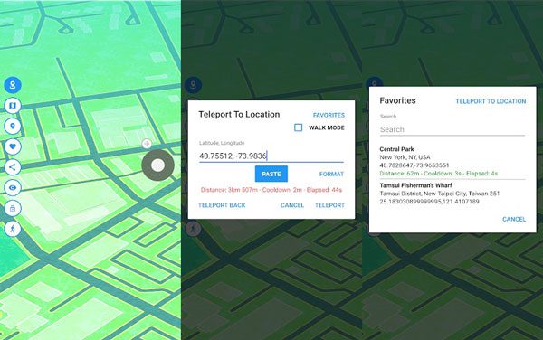 set a mock location on huawei p20 pro via gps joystick