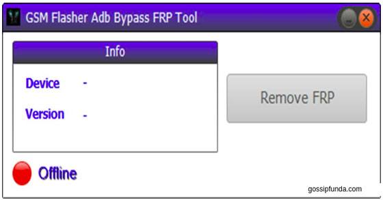 essayez l'outil frp de contournement gsm adb