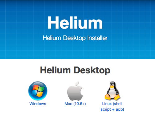 back up android files with helium