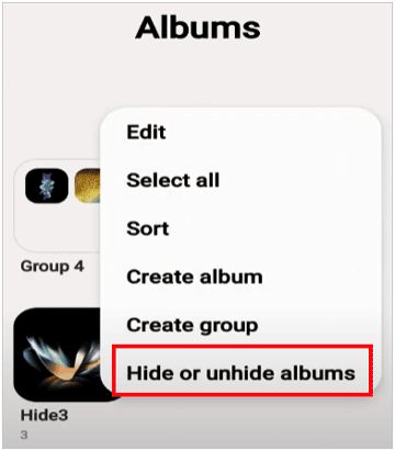 see hidden pictures in gallery on android