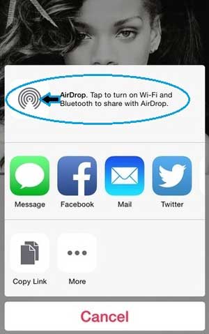 Airdrop経由でiPhoneからiPhoneに写真を転送する方法