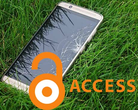 how to access phone with broken screen