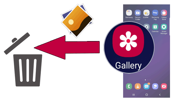 how to permanently delete photos from samsung