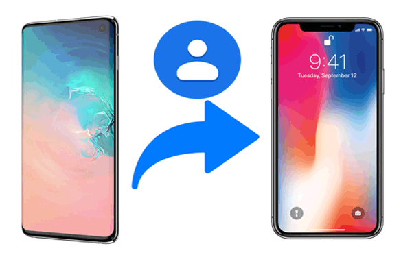 comment transférer des contacts de Samsung vers iPhone