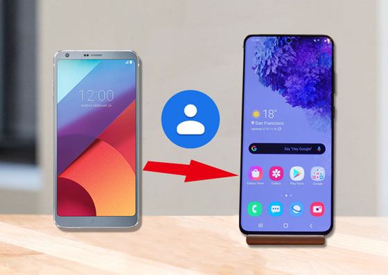 comment transférer des contacts de LG vers Samsung