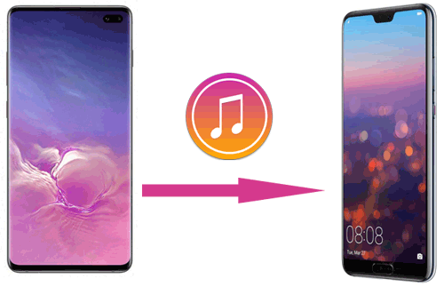 how to transfer music from android to android