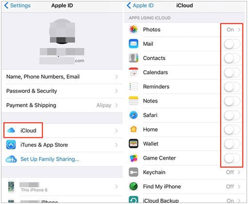 Wechseln Sie über die iCloud-Synchronisierung zu einem anderen iPhone