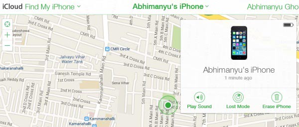 icloud find my iphone