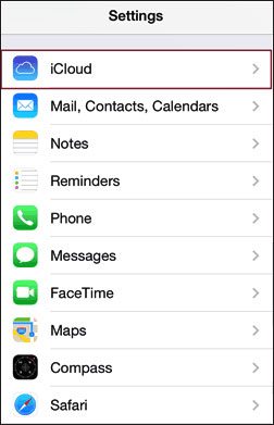 synchroniser les contacts de l'iPhone à l'iPad avec iCloud