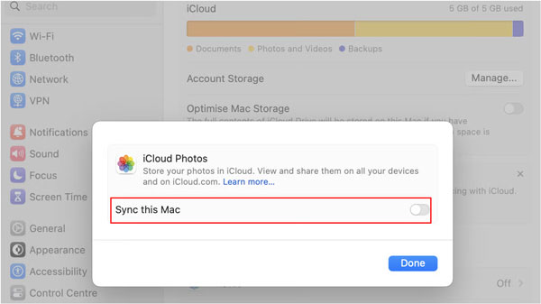 sync videos from iphone to mac with icloud photos
