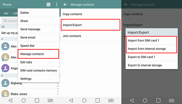 So importieren Sie eine VCF-Kontaktdatei auf ein Android-Telefon