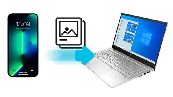 how to import photos from iphone to hp laptop