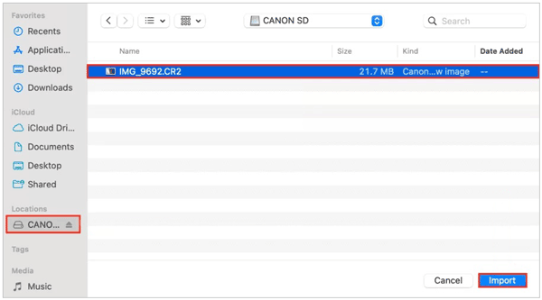 copy photos from samsung to mac via sd card