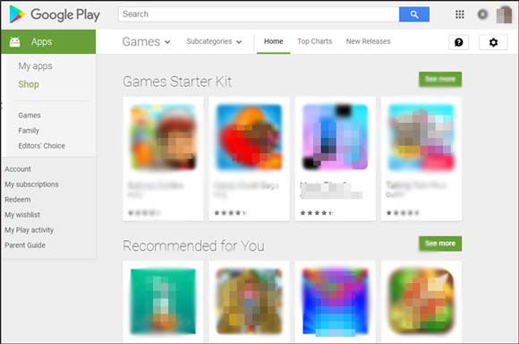 how to install android apps from pc via google play