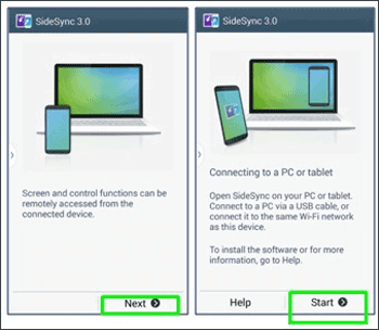 import photos from samsung to pc with sidesync