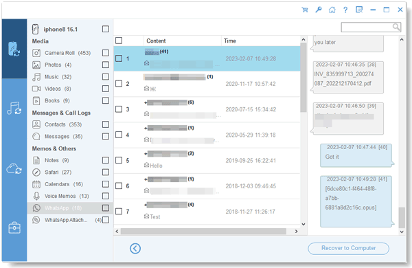 view whatsapp history on pc