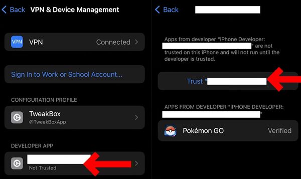 faites confiance à ipogo sur iphone pour jouer à pokemon go