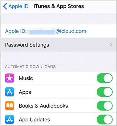 switch to a new apple id via itunes and app stores