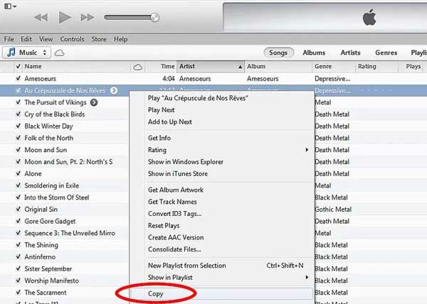 itunes to android transfer