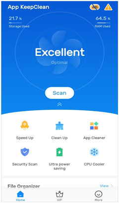 keepclean est une application pratique de nettoyage de données pour Android