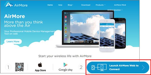 connect android to pc via wifi using airmore