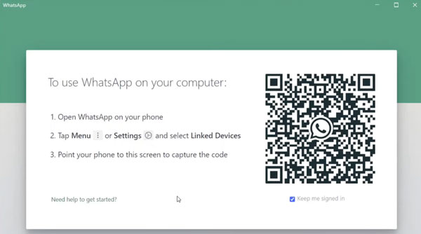 lancez l'application de bureau WhatsApp pour lire les messages WhatsApp sur l'ordinateur