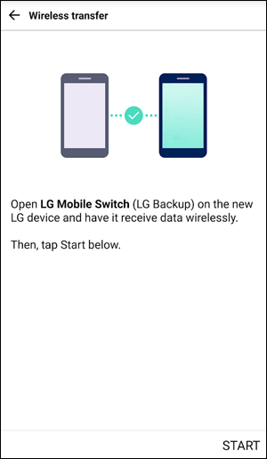 transférer des données de Samsung vers LG avec le commutateur mobile LG sans fil