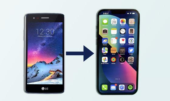 Transfert LG vers iPhone