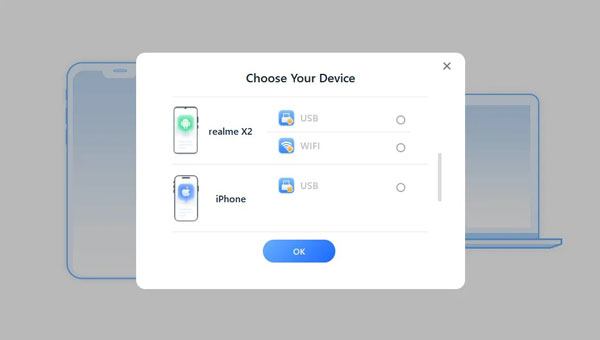 choose your mobile device to change gps on hinge