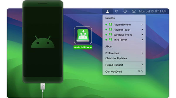 alternative au transfert de fichiers Android sur Mac