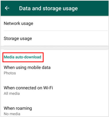 automatically save photos from whatsapp to android