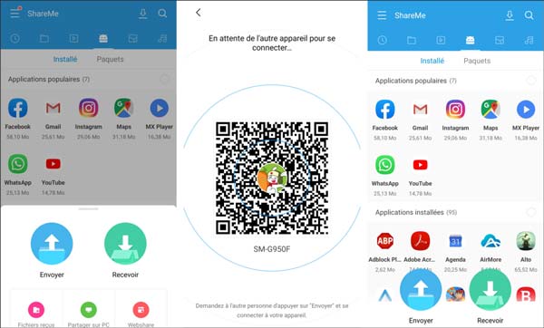 perform huawei to xiaomi file transfer with shareme