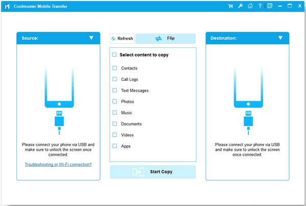 android to android transfer with the one-click transfer software