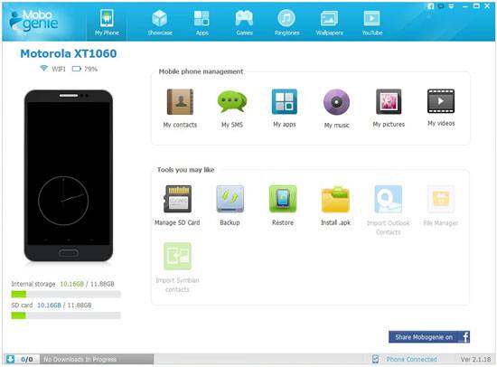 smartphone projection manager