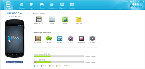 mobogenie android to pc backup software
