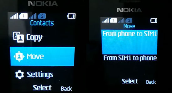 import contacts from android to nokia via sim