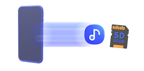 携帯電話からSDカードに音楽を移動するにはどうすればよいですか