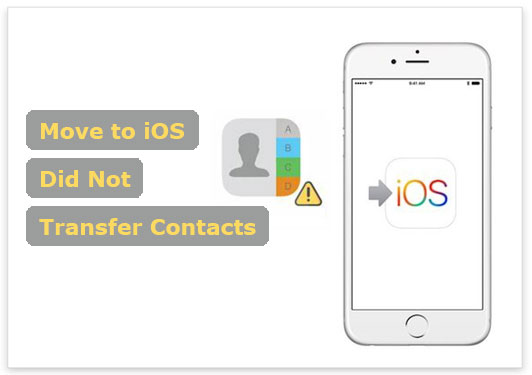 le passage à iOS n'a pas transféré les contacts