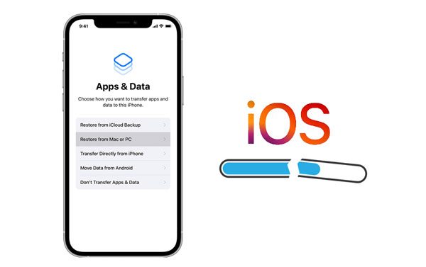 iOS への移動転送が中断される