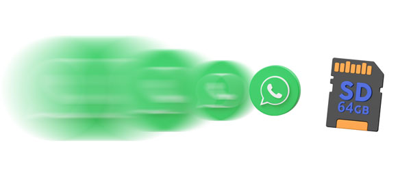 WhatsAppをSDカードに移動する方法