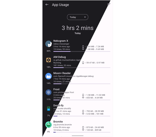 gestionnaire d'applications muntashirakon