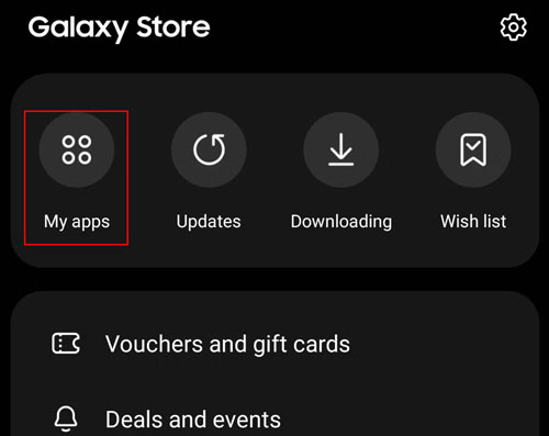 view your apps on app store