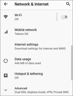reset network settings if move to ios is not connecting