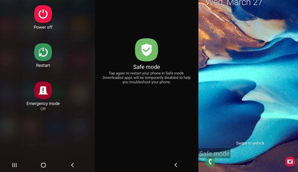 débloquer le code PIN Android avec le mode sans échec