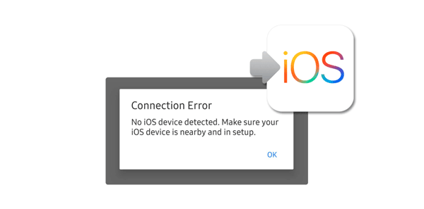 no ios device detected by move to ios