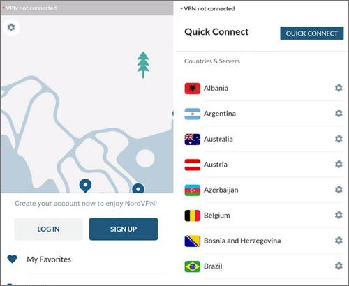 use nord vpn to replace ispoofer to change locations