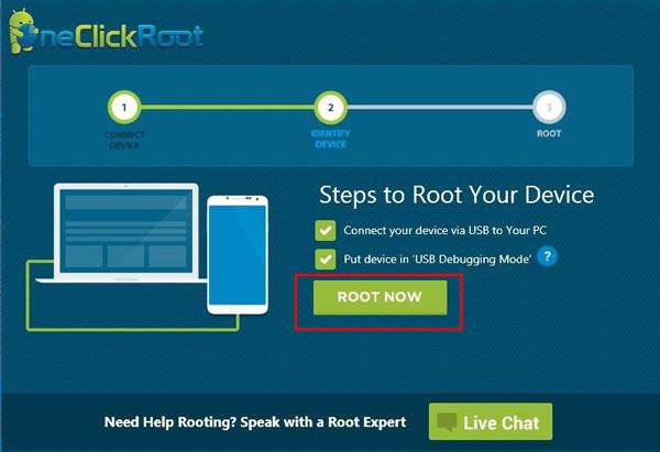 root an android phone manually with one click root